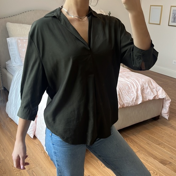 Zara long sleeve blouse size medium - Picture 4 of 11